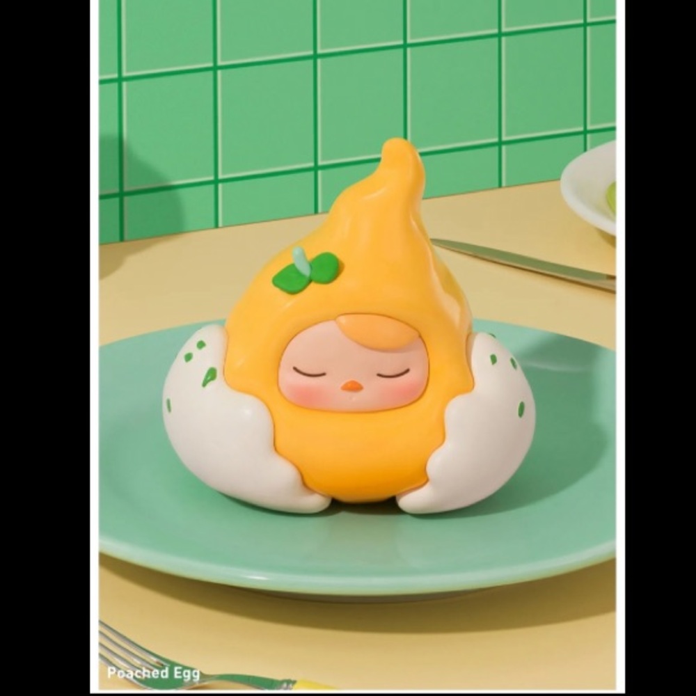 POP MART Pucky Egg Beanie Series - Poached Egg